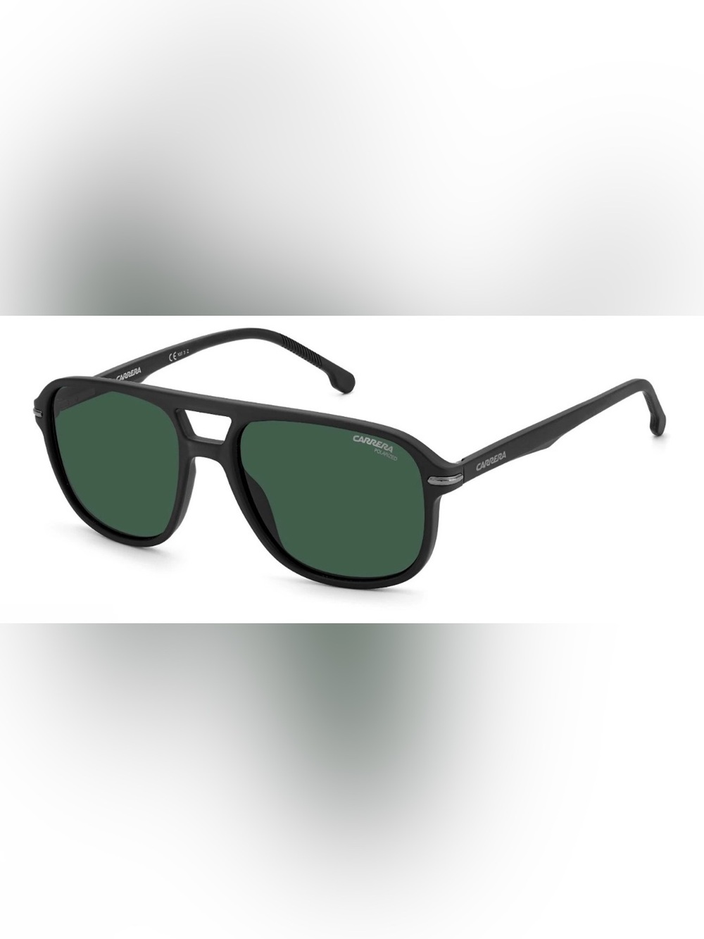 Carrera 279/S sunglasses in Matte Black with Green Polarized lenses
